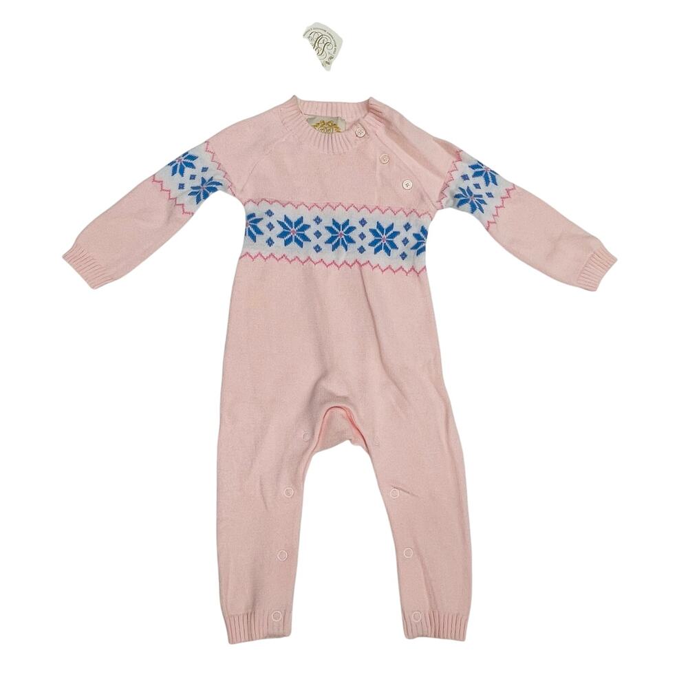 NWT TBBC 6/12M Perrin Playsuit in Palm Beach Pink